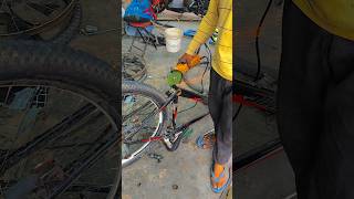 crankset repair🥺 viral this video😍viral stunt shortvideo subscribe cycle viralvideo shorts [upl. by Sonstrom66]