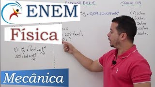 REVISÃO ENEM FÍSICA  Tópico 05 Mecânica [upl. by Aham]