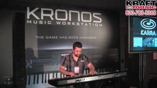 Kraft Music  Korg Kronos Demo with Rich Formidoni at NAMM 2011 HIGH QUALITY [upl. by Gwenny]