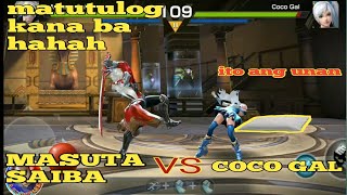 MASUTA SAIBA SECOND WIN VS COCO GAL [upl. by Ayarahs]