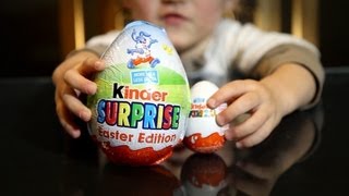 GIANT Kinder Surprise Egg  from Easter Edition  BIG Surprise [upl. by Eveivaneg]