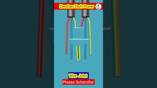 3 phase wire joint kre🧑‍🔧viral youtubeshorts shortsfeed electronic shorts [upl. by Neville]