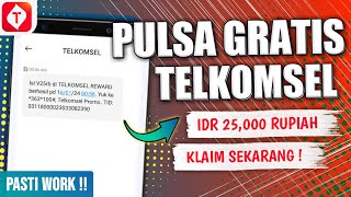 🟢 Cara Mendapatkan Pulsa Gratis 25K  Pulsa Gratis Telkomsel 2024 [upl. by Wittie]