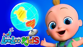 Seven Continents  S3EP97 Kindergarten Fun Highlights Compilation  LooLoo Kids Songs for Kids [upl. by Roland]