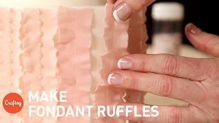 Fondant Ruffles on a Cake  Cake Decorating Tutorial with Jessica Harris [upl. by Deloria]