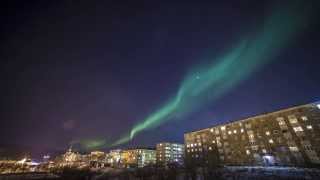 Murmansk Winter Timelapse 4K [upl. by Aihsyn]