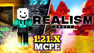 🔴 El Addon más REALISTA de MCPE 121X  REALISM CRAFT  NUEVOS MUNDOS DINAMICOS MCPE [upl. by Ragse]