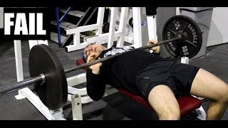 How to Safely Bench Press HEAVY Alone Without a Spotter [upl. by Eeladnerb]