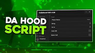 NEW Da Hood Script  BEST Aim Lock Auto Kill Arrest All Troll Script amp More [upl. by Siuqramed]