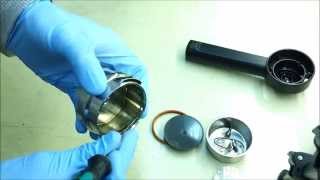 Cubika Plus Pressurized Portafilter Disassembly [upl. by Ferren389]