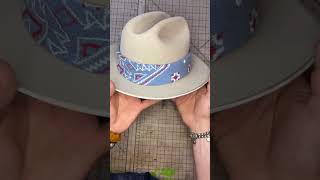 Distressing a Stetson “Open Road” diy distressing vintage vintagestyle [upl. by Tracey]