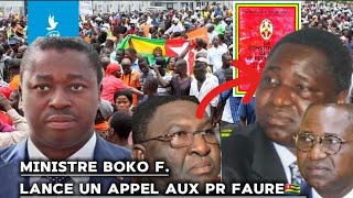 DEPUIS L EXIL L ENCIENT🇹🇬 MINISTRE BOKO ENVOI UN MESSAGE AUX Pr FAURE Et BODJONA [upl. by Latsyrc]