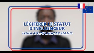 Légiférer le statut dinfluenceur  Legislate influencer status — ImagineEU Lycée Déborde FRA [upl. by Eahsed]