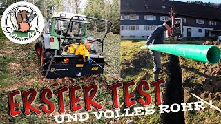 FarmVLOG271  Der erste Testlauf und es werden Rohre verlegt [upl. by Pare]