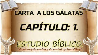 gálatas capítulo 1 biblia hablada estudio bíblico [upl. by Ahsinom]