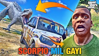 Socha Nahi Tha Jurassic Park Me Aisa Hoga 🤯 Scropio Restoration Ne Bach Liya 💪🤣  GTA 5 Mods [upl. by Ardnatal406]