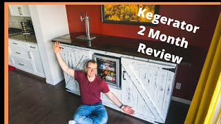 Kegerator Cabinet Build Review and lessons learned after 2 months [upl. by Stulin]