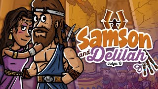 Samson and Delilah  Animated Bible Stories  My First Bible  47 [upl. by Oetomit]