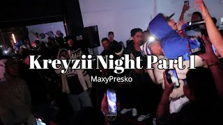 MaxyPresko  Kreyzii Night Part 1 live at SLIZ Endless Ep Launch BROS DECK BAR [upl. by Rider]