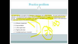 Hypoxemia hypoxia and Aa gradient for USMLE step 1 [upl. by Meir]