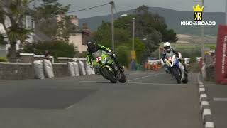 😨LAST LAP DRAMA😨 RIDER HIGHSIDE 2022 SOUTHERN 100 [upl. by Eednyl562]