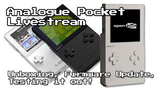 Analogue Pocket Livestream [upl. by Tolland340]