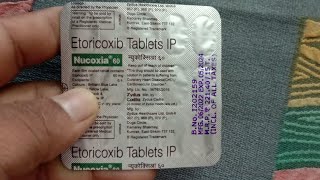 nucoxia 60 tablet uses side effects mrp क़मर दर्दघुटनों के दर्द जोड़ो के दर्द में उपयोग। [upl. by Chatwin188]