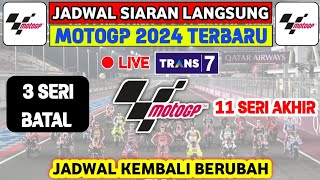 Jadwal MotoGP 2024 Terbaru  Kalender Motogp 2024 terbaru  Jadwal MotoGP 2024 terbaru Live Trans7 [upl. by Aliber]