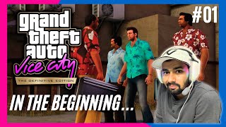 Vice City Definitive Edition  Intro amp Mission 123  In the Beginning  An Old Friend  The Party [upl. by Nylrahc]