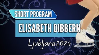 Elisabeth DIBBERN SUI  Junior Women Short Program  Ljubljana 2024 [upl. by Fita13]