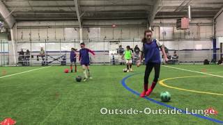 Youth Soccer U10 Dribbling Drills [upl. by Ocsinarf]