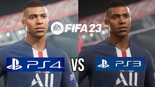 FIFA 23 PS4 VS PS3 [upl. by Gayl]