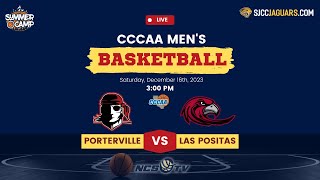 Porterville vs Las Positas College Mens Basketball LIVE 121623 [upl. by Jaye64]