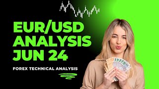 EUR USD Daily Analysis for June 24 2024 by Nina Fx [upl. by Langbehn]