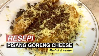 Resepi Pisang Goreng Cheese Mudah amp Sedap [upl. by Pompei]