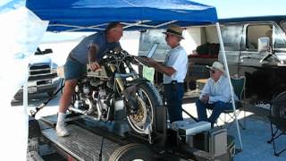 Indian Twin Scout Dyno Run  Bonneville [upl. by Roots762]