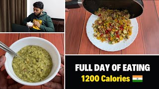 Full Day of Eating for Extreme Fat Loss  1200 Calories  Healthy Meals 🇮🇳 [upl. by Mar866]