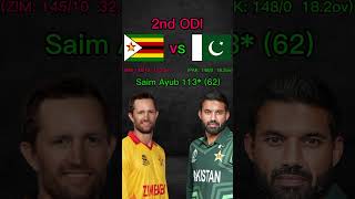 Zimbabwe vs pakistan 2nd ODI MATCH shorts youtubeshorts [upl. by Gathard150]