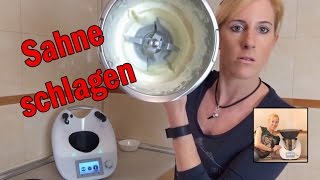 Sahne schlagen im Thermomix [upl. by Alyakem217]