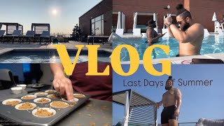 VLOG Relaxing Pool Day  Summer is Over [upl. by Oidualc]