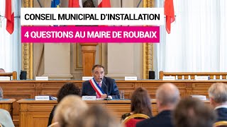 Conseil municipal d’installation de Roubaix [upl. by Beard]