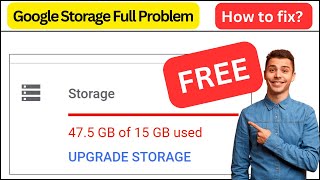 How to fix google storage full problem 100 Free Method [upl. by Codie]