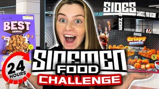 Eating ONLY Sidemen Food For 24 HOURS [upl. by Neiviv165]