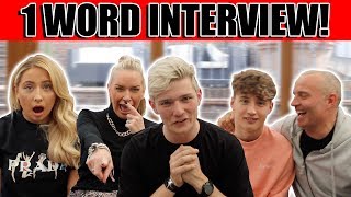 1 WORD INTERVIEW spilling the tea FULL BARKER FAMILY [upl. by Hakym]