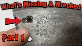 Ithaca Model 37 Part 1  Checking for Missing Parts and Damage [upl. by Gladine]