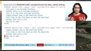 Emacs exclude directories in Denotes Org dynamic blocks [upl. by Yarased]