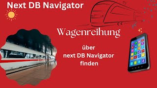 Wagenreihung ICE über Bahn App finden [upl. by Ariayek]