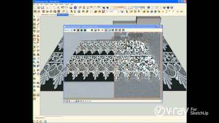 VRay for SketchUp  Using the water level option to clip geometry  tutorial [upl. by Tuesday]