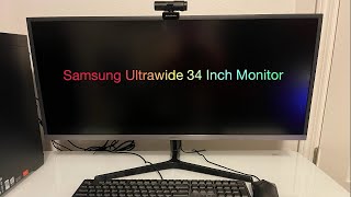 SAMSUNG 34Inch SJ55W Ultrawide Gaming Monitor LS34J550WQNXZA [upl. by Shaw]