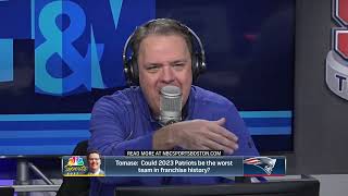 Bedard on Pats Offense quotAs Bad as Ive Ever Seenquot  Felger amp Mazz [upl. by Tawnya]